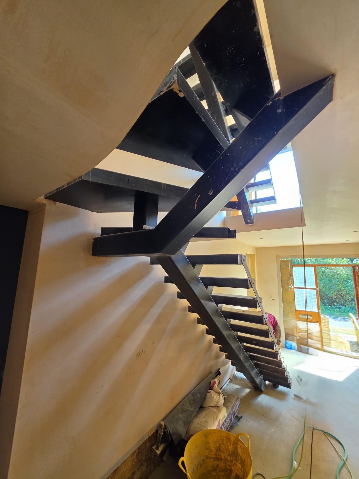 Installed structural steel frame by AFE Steel